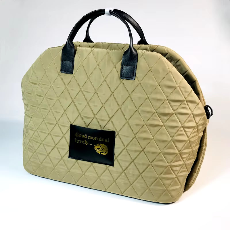 Dog Cats Car Seat Protector Bag Portable Soft Fabric Dog Cat Carrier Bags, for Dogs Cats Travel Warm Shoulder Bag Dog Supplies