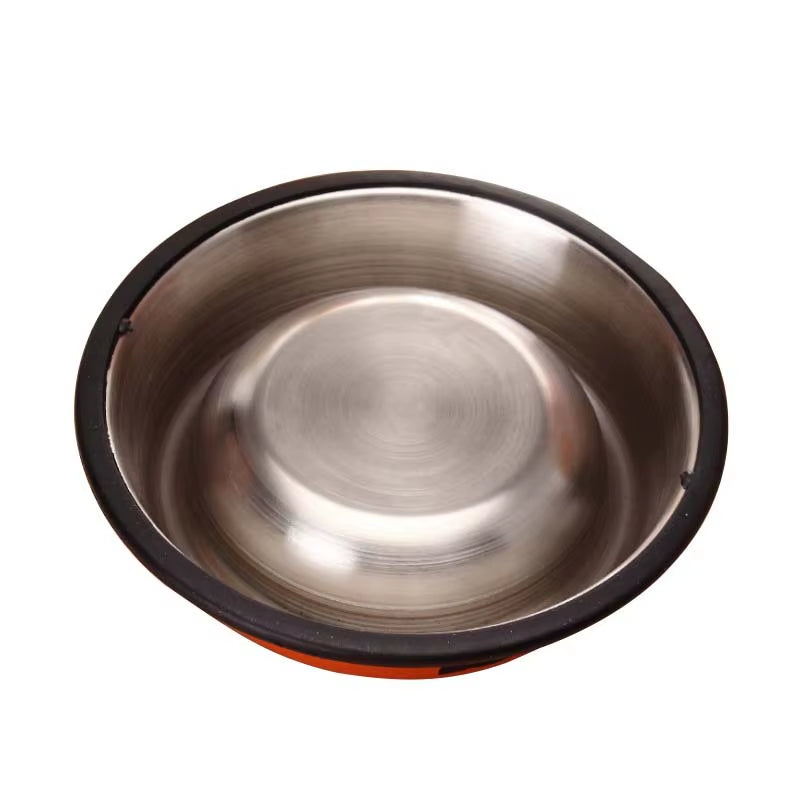 Cat Food Bowl Stainless Steel Kitten Cat Feeder Water Bowl with Non-Slip Rubber Base Small Pet Bowl Cat Accessories Pet Supplies
