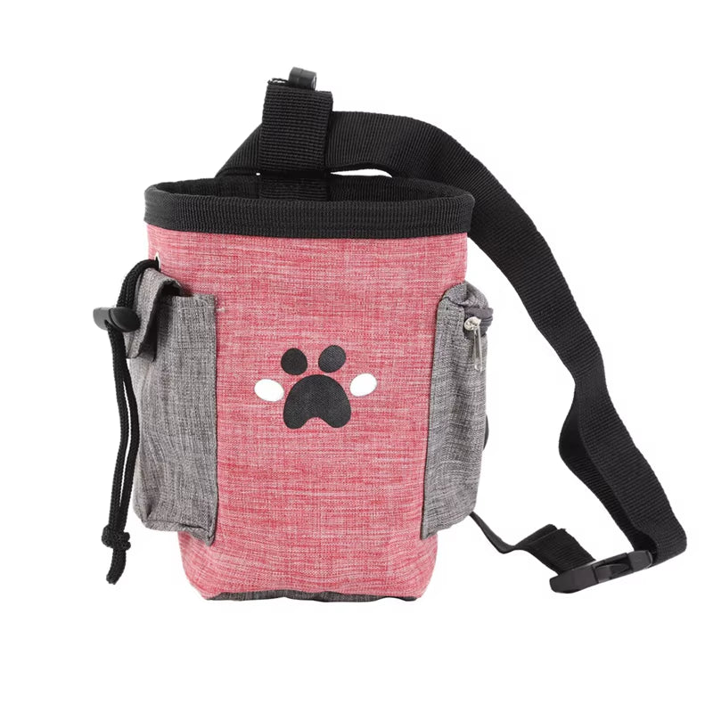 Dog Treat Pouch Dog Training Pouch Bag with Waist Shoulder Strap Poop Bag Dispenser Treat Training Bag for Treats Pet Toys
