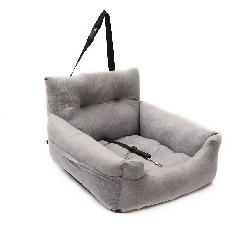 Pet Car Seat for Large Medium Dogs Washable Dog Car Seat Detachable Dog Bed Car Back Seat Travel Carrier Bed Cats Sofa Cushion