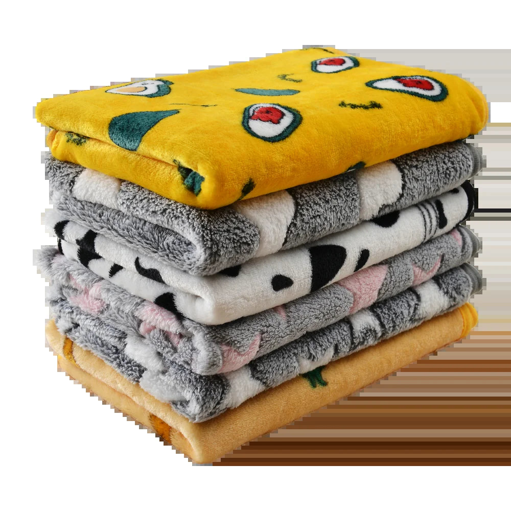 Dog Bed Mat Blanket Soft Cozy Pet Cushion for Small Large Dogs Spring Autumn Warm Travel Mats French Bulldog Chihuahua Supplies