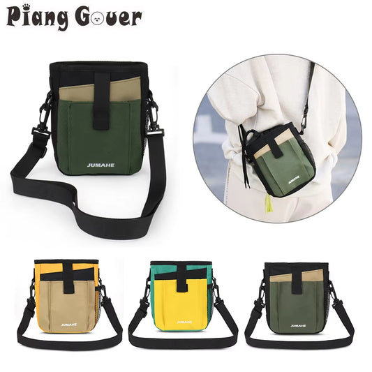 Fashion Pet Training Shoulder Bag Dog Snack Pocket Portable Pet Poop Pouch Outdoor Storage Supplies Large Capacity